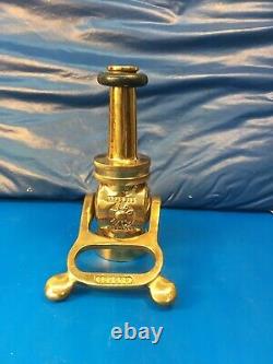 Vintage Akron Brass 11/2 Lever Shut Off Fire Nozzle