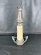 Vintage Akron Brass 2 1/2 In. Fire Nozzle 15 In. H, White Cord, 11/8 In. Tip