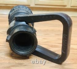 Vintage Akron Brass Akromatic Style 5026 Fire Hose Nozzle FDNY dept Firefighter