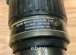 Vintage Akron Brass Akromatic Style 5026 Fire Hose Nozzle FDNY dept Firefighter