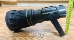 Vintage Akron Brass Akromatic Style 5026 Fire Hose Nozzle FDNY dept Firefighter