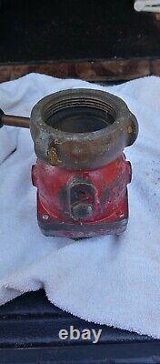 Vintage Akron Brass Ball Valve Fire Fighting, 3X2.5, domestic shipping included
