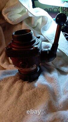 Vintage Akron Brass Ball Valve Fire Fighting, 3X3, domestic shipping included