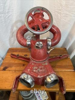 Vintage Akron Brass Deluge Fire Water Cannon Monitor Deck Gun