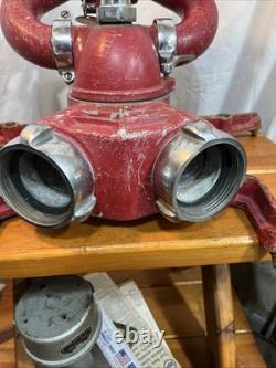 Vintage Akron Brass Deluge Fire Water Cannon Monitor Deck Gun