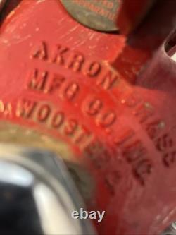 Vintage Akron Brass Deluge Fire Water Cannon Monitor Deck Gun