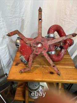 Vintage Akron Brass Deluge Fire Water Cannon Monitor Deck Gun