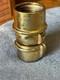 Vintage Akron Brass Fire Hose Coupling Brass Rocker Ring Lug Beautiful Piece