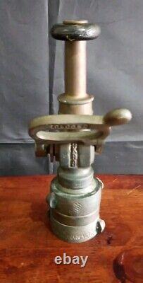 Vintage Akron Brass Fire Hose Nozzle