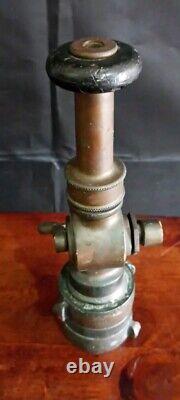 Vintage Akron Brass Fire Hose Nozzle