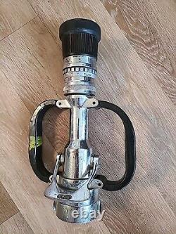 Vintage Akron Brass Imperial 240 120 Fire Nozzle