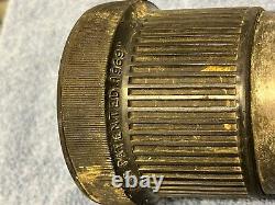 Vintage Akron Brass Imperial 240 120 Fire Nozzle