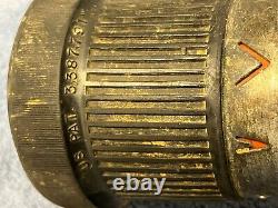 Vintage Akron Brass Imperial 240 120 Fire Nozzle