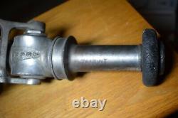 Vintage Akron Brass Mfg Co 21 Fire Hose Nozzle withBall Valve 1 Red Two Handed