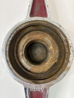 Vintage Akron Brass Mfg. Co. Fire Truck Cap, Chrome Cap, Discharge Central Cap