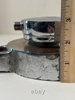 Vintage Akron Brass Mfg. Co. Fire Truck Cap, Chrome Cap, Discharge Central Cap