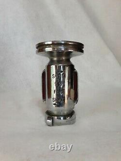 Vintage Akron Brass Mfg Co Inc. 17 Fire Nozzle with a fog nozzle
