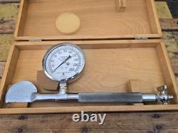 Vintage Akron Brass Pitot Gauge Kit 13.5 Case Marsh 300 PSI Fire Hose Tool Vtg