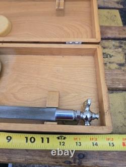 Vintage Akron Brass Pitot Gauge Kit 13.5 Case Marsh 300 PSI Fire Hose Tool Vtg