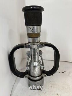 Vintage Akron Imperial 2 1/2 Fire Fighter Fire Department nozzle