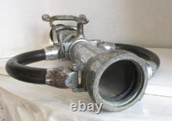 Vintage Akron Nickel plated Brass Fire Nozzle (SFD 4)