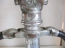Vintage Akron Nickel plated Brass Fire Nozzle (SFD 4)