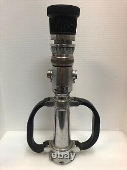 Vintage Akron Turbo-Jet Fire Nozzle withPlaypipe