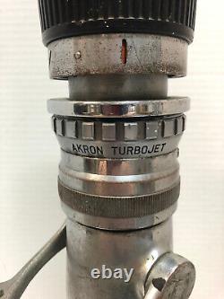 Vintage Akron Turbo-Jet Fire Nozzle withPlaypipe