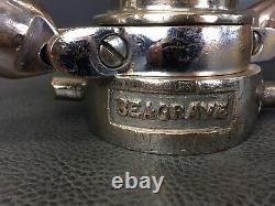 Vintage Akron brass SEAGRAVE 21/2 in. FIRE NOZZLE / shut off