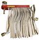 Vintage Allenco Fire Hose With Wall Mount And Solid Brass Fire Nozzle 1959