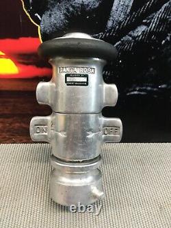 Vintage Aluminum Santa Rosa 2 1/2 Inch Adjustable Fire Nozzle 11 Inches Tall