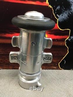 Vintage Aluminum Santa Rosa 2 1/2 Inch Adjustable Fire Nozzle 11 Inches Tall