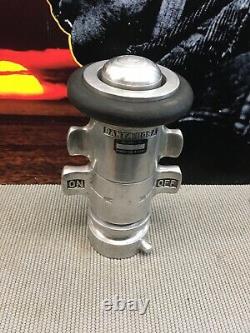 Vintage Aluminum Santa Rosa 2 1/2 Inch Adjustable Fire Nozzle 11 Inches Tall