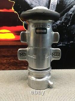 Vintage Aluminum Santa Rosa 2 1/2 Inch Adjustable Fire Nozzle 11 Inches Tall