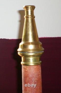 Vintage American Le France Fire Engine Co. Brass 30 Fire Nozzle