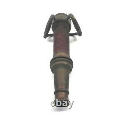 Vintage Antique 1943 Wd Allen Chicago Fire Truck Hose Nozzle (15 Inches Tall)