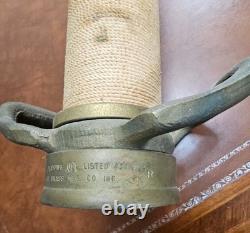 Vintage Antique Elkhart Brass Mfg Co 211 Playpipe 30 Fire Nozzle
