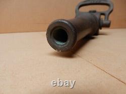 Vintage/Antique Elkhart Brass Mfg Co. Fire Chief Nozzle 8 3/4 x 1 NPT