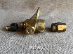 Vintage Antique Powhatan Brass Fire Hose Nozzle Ab0025 Sdfd 1297