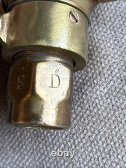 Vintage Antique Powhatan Brass Fire Hose Nozzle Ab0025 Sdfd 1297