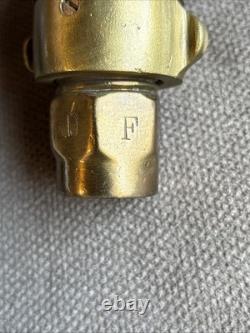 Vintage Antique Powhatan Brass Fire Hose Nozzle Ab0025 Sdfd 1297