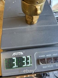 Vintage Antique Powhatan Brass Fire Hose Nozzle Ab0025 Sdfd 1297
