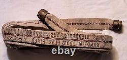 Vintage Authentic Fire Hose 50 Ft Chas. Niedner's Sons Company 1954 Rendein Flax