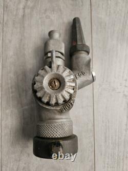 Vintage BARRON Fire Equipment Nozzle Fire Hose Nozzle Fog / Stream