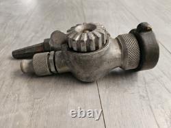 Vintage BARRON Fire Equipment Nozzle Fire Hose Nozzle Fog / Stream