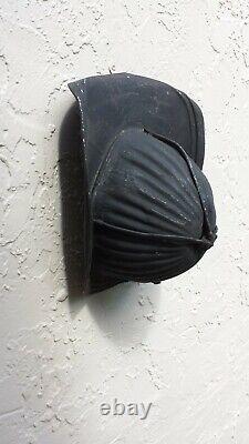 Vintage Battle Hardened Metal Fire Helmet Cairns & Bros 40s-50s Firefighter Gear