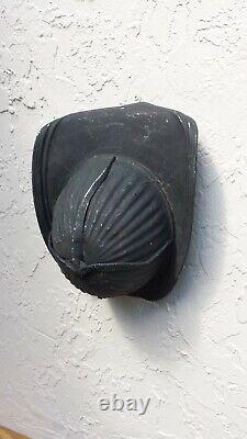 Vintage Battle Hardened Metal Fire Helmet Cairns & Bros 40s-50s Firefighter Gear