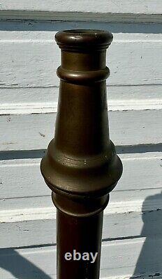Vintage Brass 30 Fire Hose Nozzle Excellent