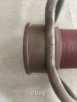 Vintage Brass 30 Fire Hose Nozzle Excellent