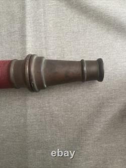 Vintage Brass 30 Fire Hose Nozzle Excellent